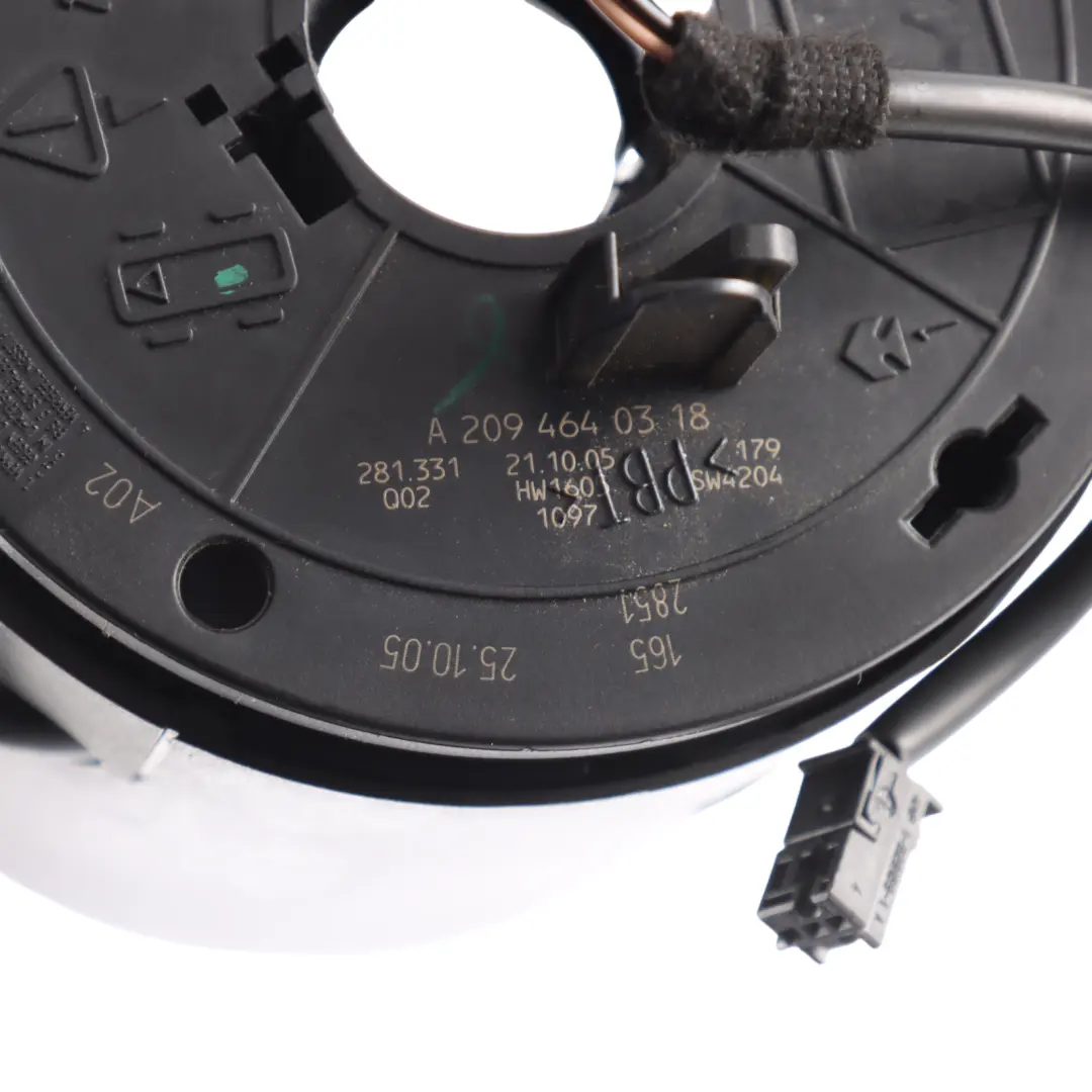 Mercedes CLK A209 Muelle Reloj Anillo Interruptores Levas Cambio - SKU A2094640318 - Número de pieza A2094640318