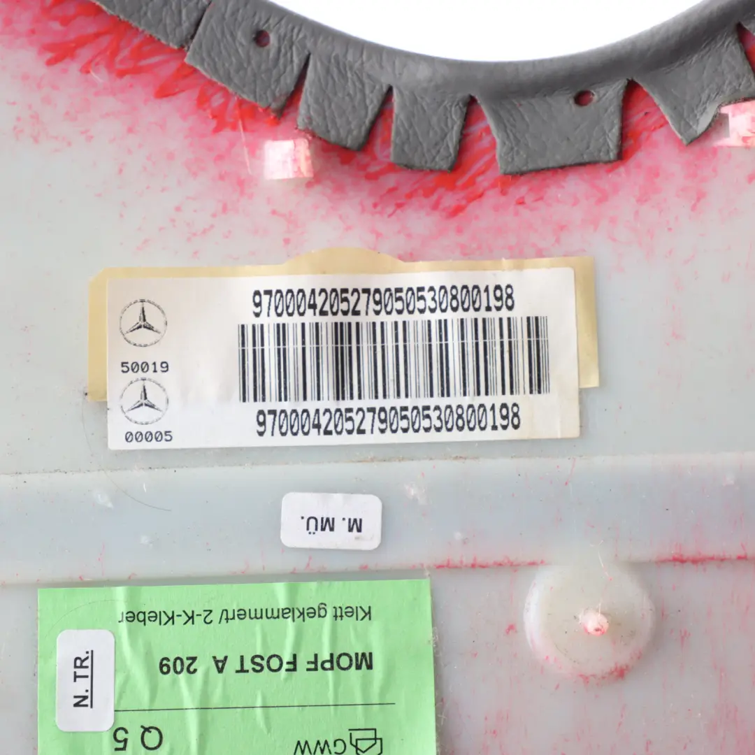 Lateral Trim Cover Mercedes A209 Rear Right O/S Lateral Side Panel Leather to with Part number A2096906026 Lateral Trim Cover Mercedes A209 Rear Right O/S Lateral Side Panel Leather - SKU A2096906026-1 - Part number A2096906026