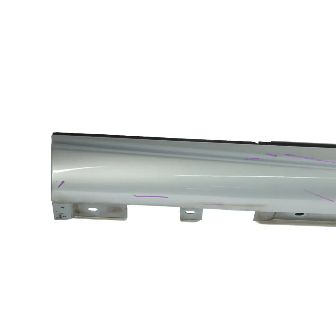 Side Skirt Door Sill Cover Right O/S Tellurium Silver - 762 to Mercedes CLK C209 with Part number A2096980454 Mercedes CLK C209 Side Skirt Door Sill Cover Right O/S Tellurium Silver - 762 - SKU A2096980454-TES1 - Part number A2096980454