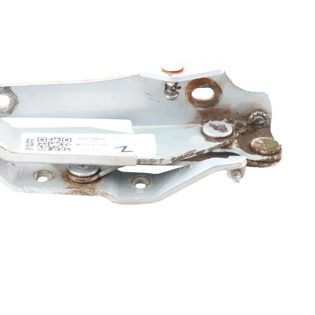 Mercedes W209 Cabrio Trunk Hinge Rear Left N/S Tellurium Silver - 762 - SKU A2097500928-TES - Part number A2097500928
