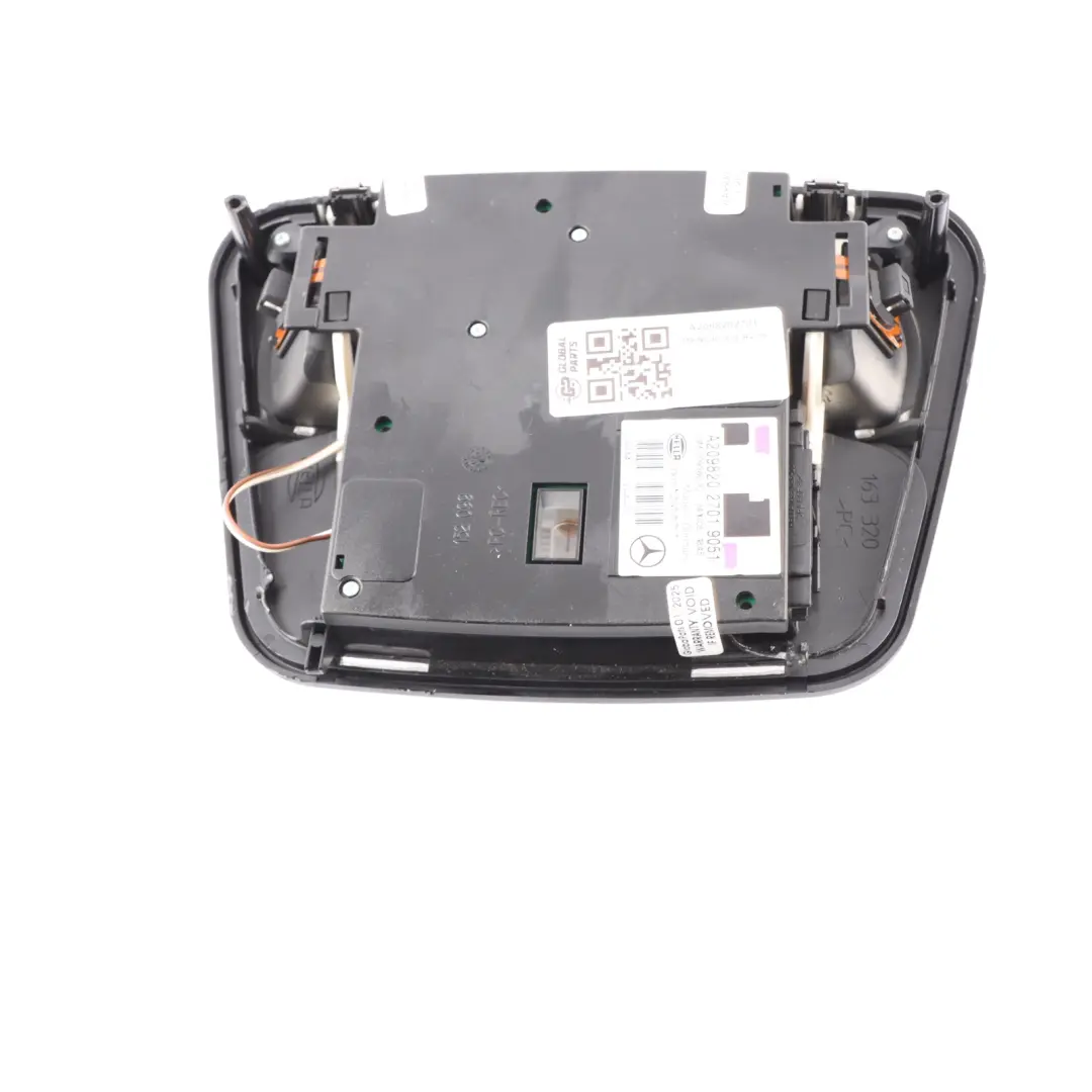 Mercedes A209 Interior Headliner Roof Lamp Light Switch Panel - SKU A2098202701 - Part number A2098202701