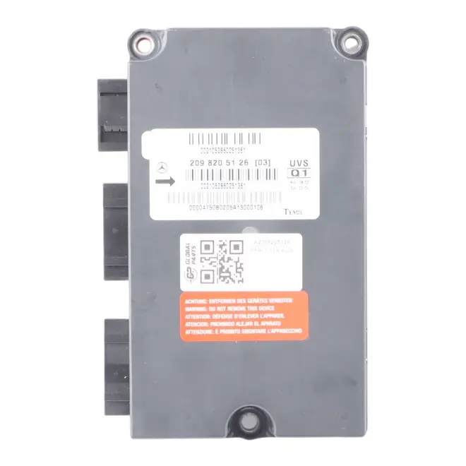 Roof Top Control Unit Module ECU to Mercedes CLK A209 Convertible with Part number A2098205126 Mercedes CLK A209 Convertible Roof Top Control Unit Module ECU - SKU A2098205126 - Part number A2098205126