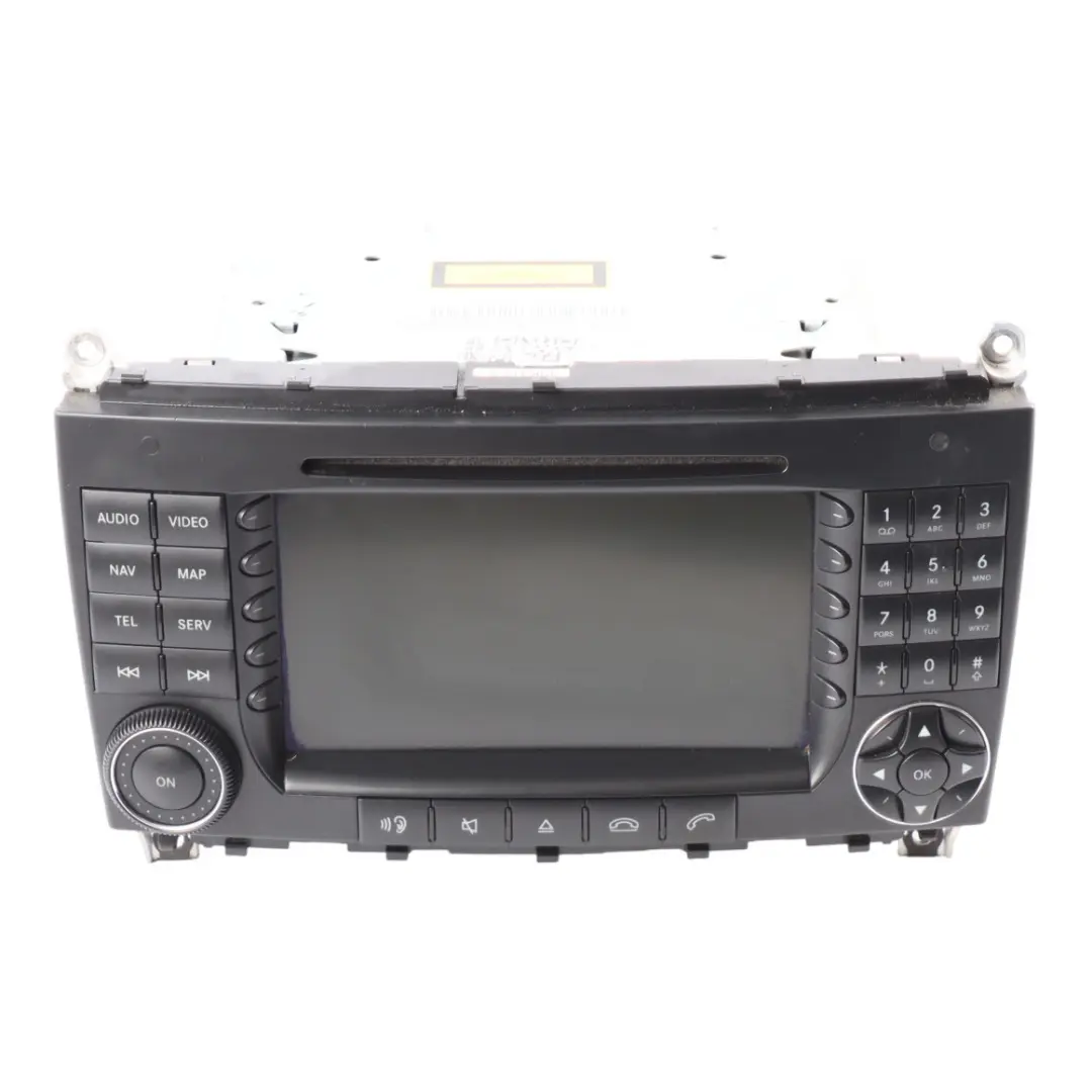 Radio Head Unit Media Player Navigation Bildschirm für Mercedes W209 mit Teilenummer A2098205489 Mercedes W209 Radio Head Unit Media Player Navigation Bildschirm - SKU A2098205489-1 - Teilenummer A2098205489