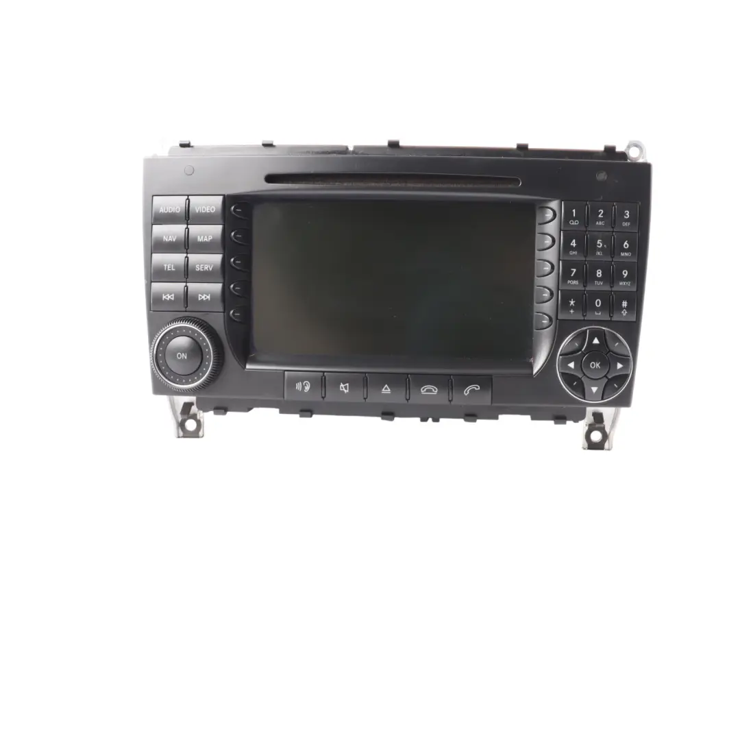 Mercedes W209 Radio Head Unit Media Player Navigation Screen - SKU A2098205489-1 - Part number A2098205489