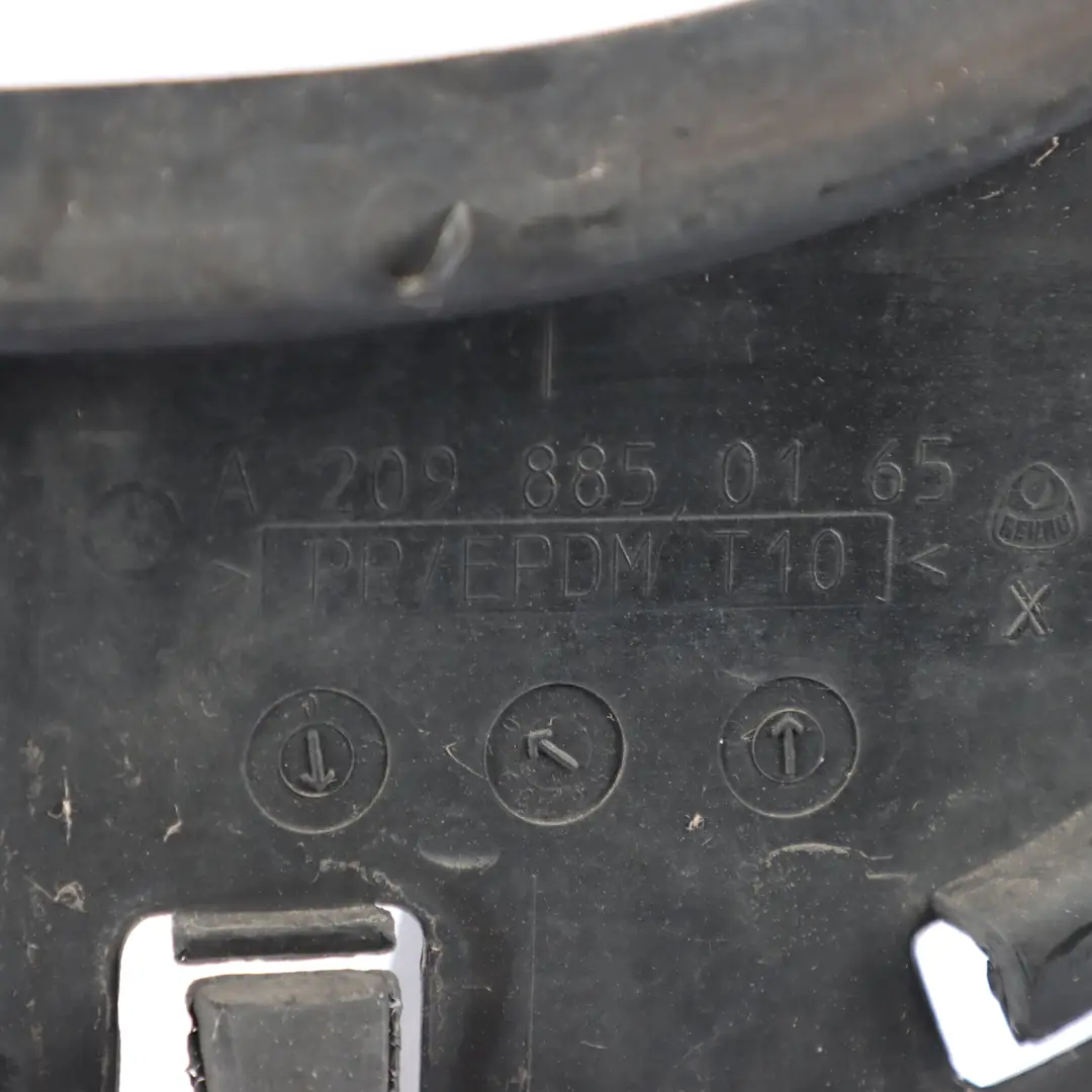 Bumper Frame Support Bracket Mount to Mercedes C207 Rear with Part number A2098850165 Mercedes C207 Rear Bumper Frame Support Bracket Mount - SKU A2098850165 - Part number A2098850165