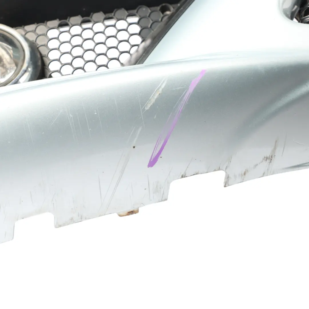 Mercedes W209 Front Bumper AMG Trim Panel Cover Tellurium Silver Metallic - 762 - SKU A2098854425-TES - Part number A2098854425