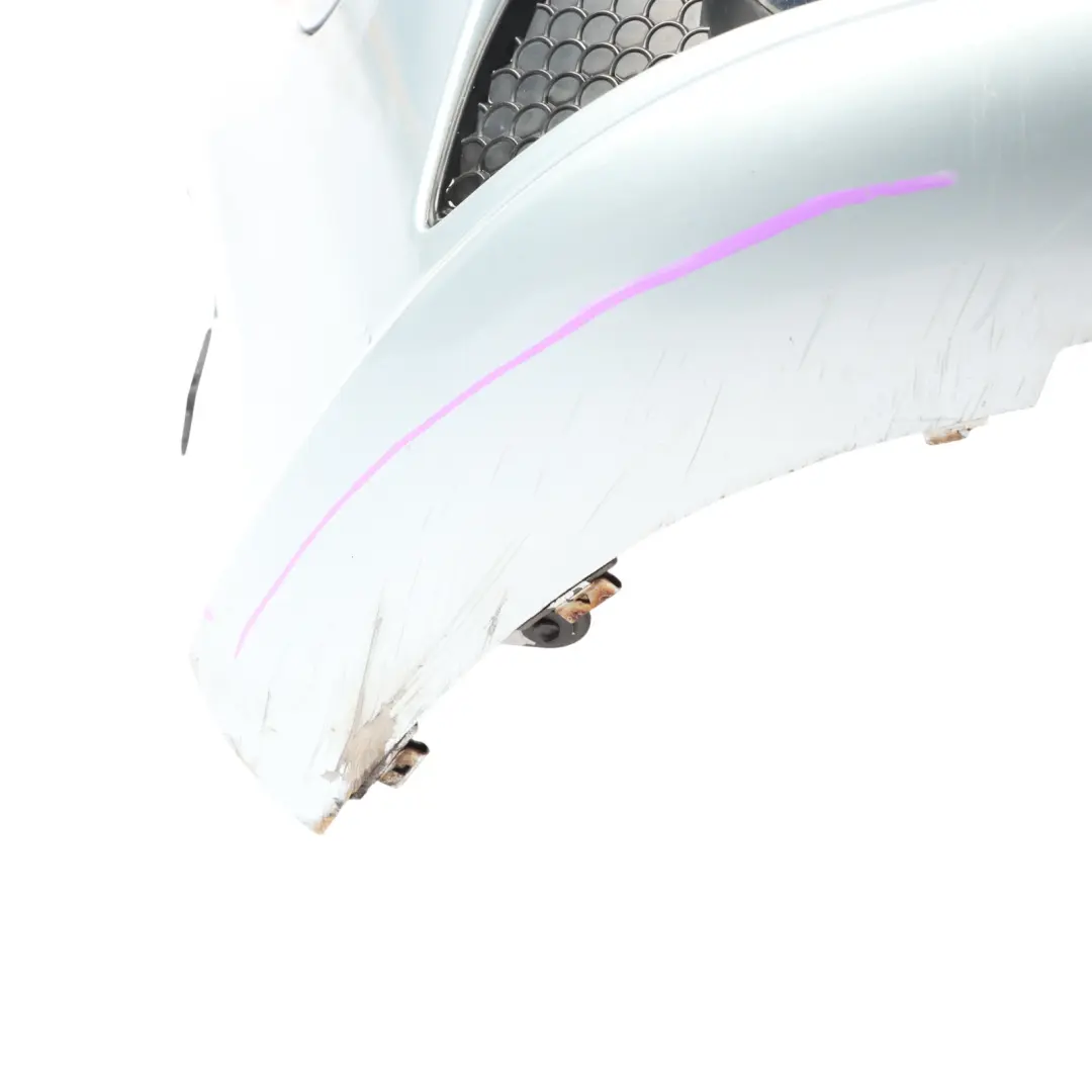 Front Bumper AMG Trim Panel Cover Tellurium Silver Metallic - 762 to Mercedes W209 with Part number A2098854425 Mercedes W209 Front Bumper AMG Trim Panel Cover Tellurium Silver Metallic - 762 - SKU A2098854425-TES - Part number A2098854425