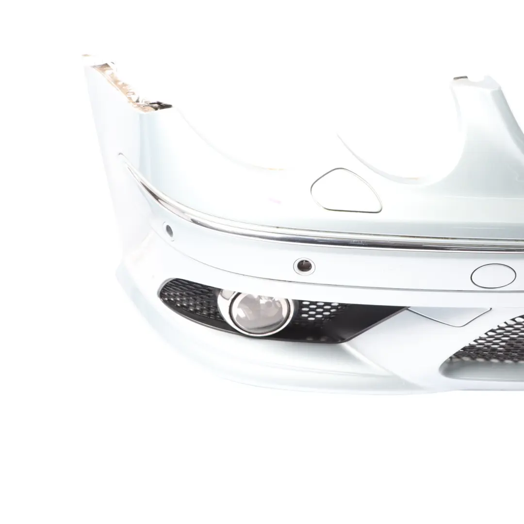 Front Bumper AMG Trim Panel Cover Tellurium Silver Metallic - 762 to Mercedes W209 with Part number A2098854425 Mercedes W209 Front Bumper AMG Trim Panel Cover Tellurium Silver Metallic - 762 - SKU A2098854425-TES - Part number A2098854425