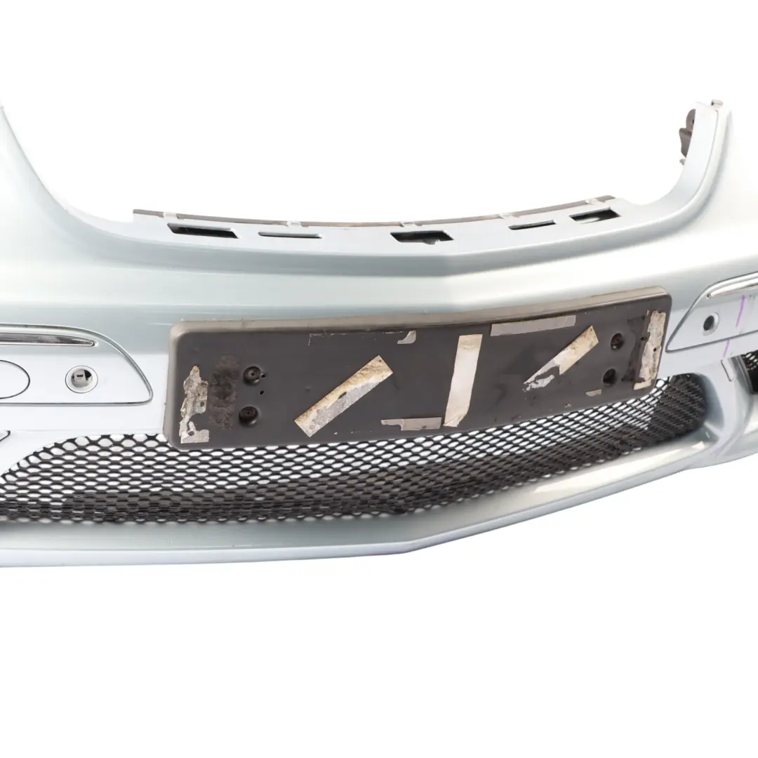 Front Bumper AMG Trim Panel Cover Tellurium Silver Metallic - 762 to Mercedes W209 with Part number A2098854425 Mercedes W209 Front Bumper AMG Trim Panel Cover Tellurium Silver Metallic - 762 - SKU A2098854425-TES - Part number A2098854425