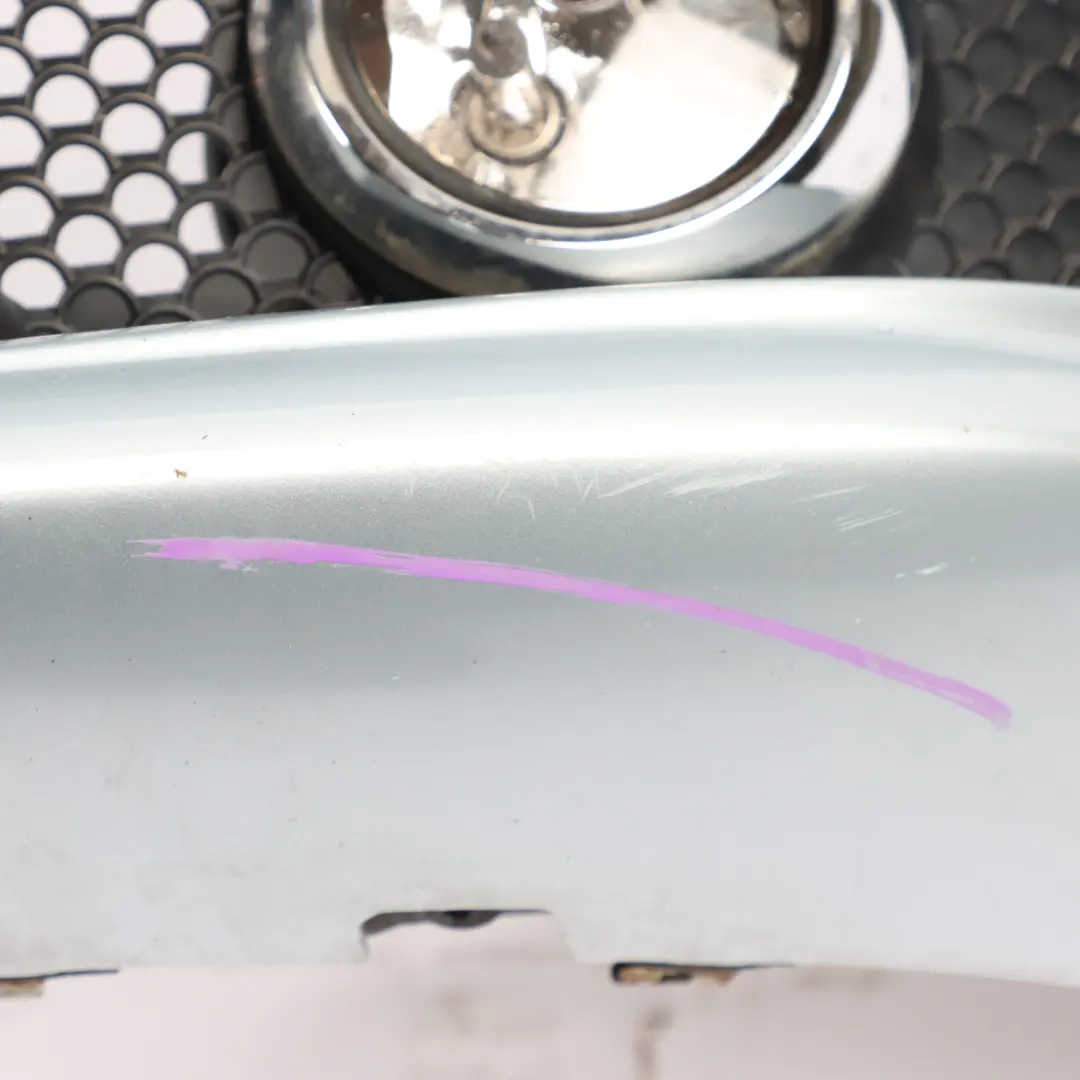 Front Bumper AMG Trim Panel Cover Tellurium Silver Metallic - 762 to Mercedes W209 with Part number A2098854425 Mercedes W209 Front Bumper AMG Trim Panel Cover Tellurium Silver Metallic - 762 - SKU A2098854425-TES - Part number A2098854425