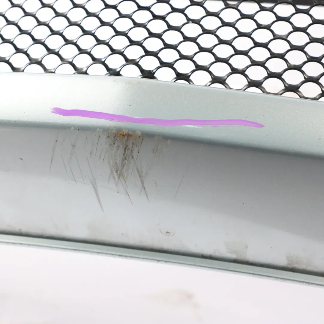 Front Bumper AMG Trim Panel Cover Tellurium Silver Metallic - 762 to Mercedes W209 with Part number A2098854425 Mercedes W209 Front Bumper AMG Trim Panel Cover Tellurium Silver Metallic - 762 - SKU A2098854425-TES - Part number A2098854425