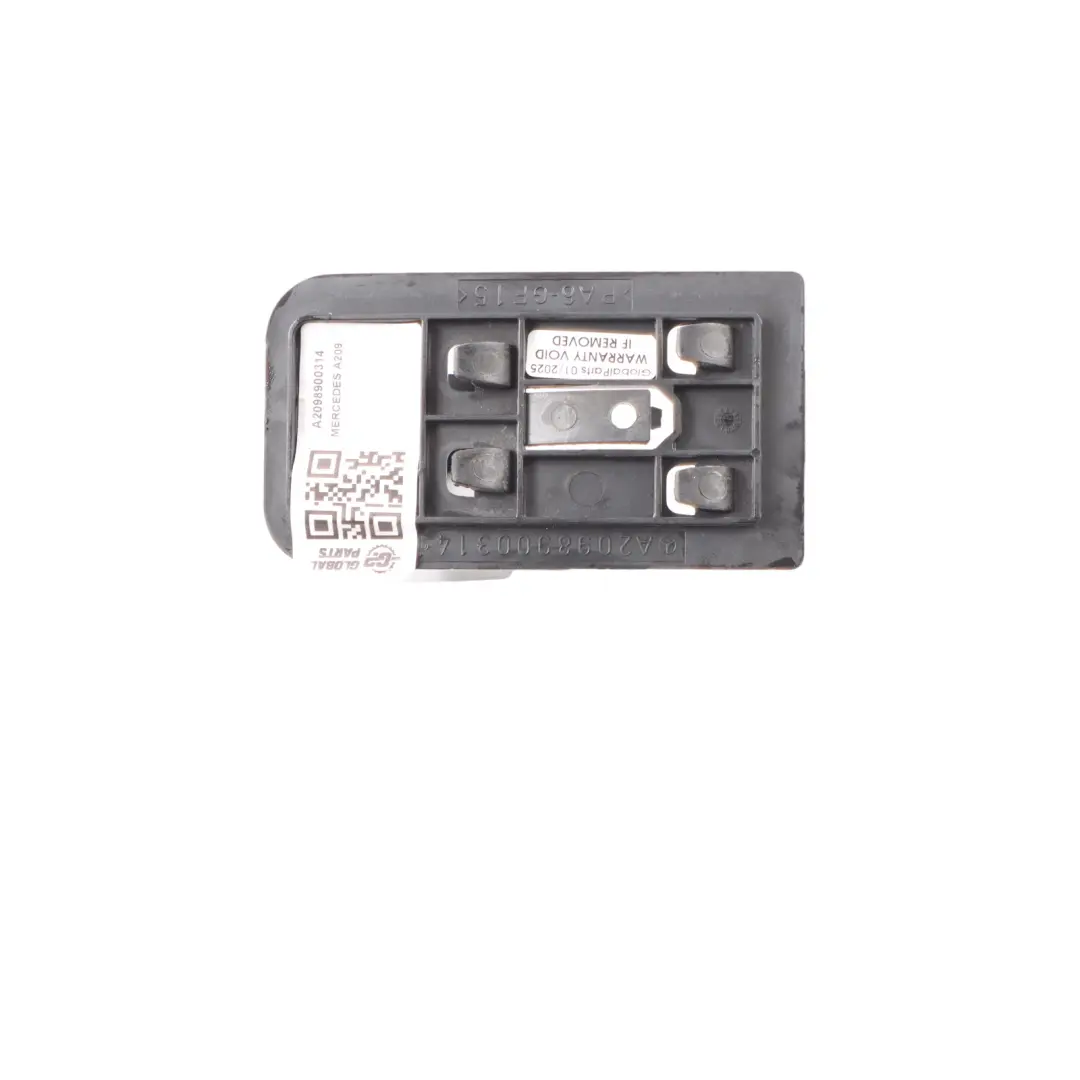 Warning Triangle Holder Mount Bracket to Mercedes CLK A209 Convertible with Part number A2098900314 Mercedes CLK A209 Convertible Warning Triangle Holder Mount Bracket - SKU A2098900314 - Part number A2098900314