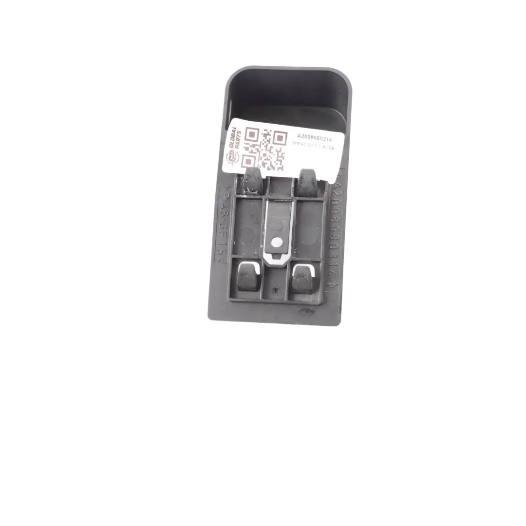 Warning Triangle Holder Mount Bracket to Mercedes CLK A209 Convertible with Part number A2098980314 Mercedes CLK A209 Convertible Warning Triangle Holder Mount Bracket - SKU A2098980314 - Part number A2098980314