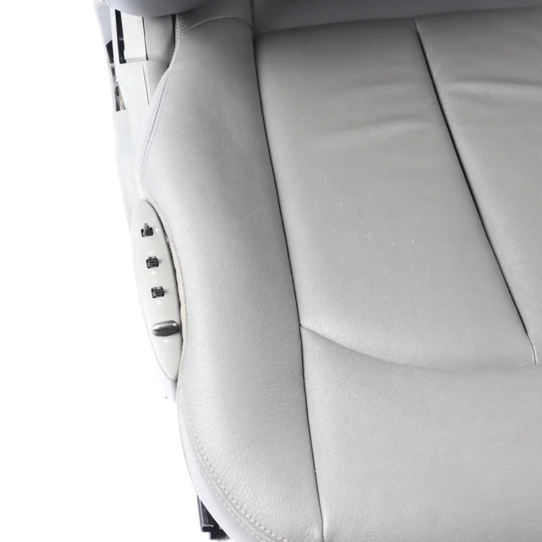 Mercedes A209 Seat Front Left N/S Heated Memory Leather Nappa Basalt Grey - SKU A2099106993-2 - Part number A2099106993
