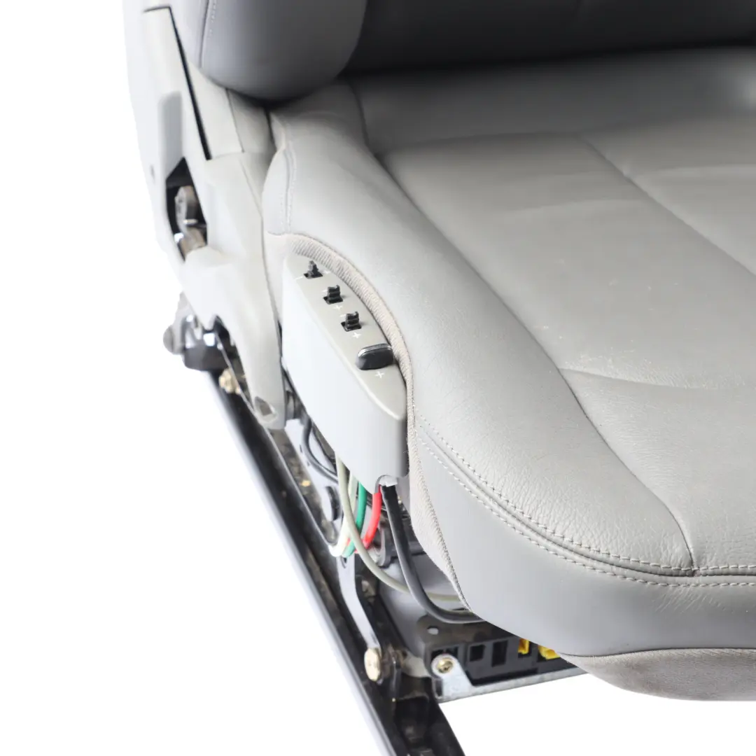 Mercedes A209 Seat Front Left N/S Heated Memory Leather Nappa Basalt Grey - SKU A2099106993-2 - Part number A2099106993