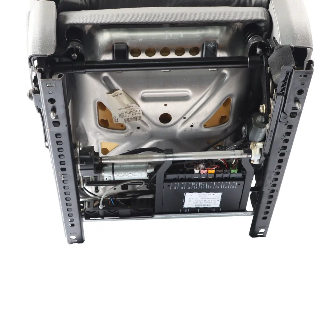 Mercedes A209 Seat Front Right O/S Heated Memory Leather Nappa Basalt Grey - SKU A2099107093-2 - Part number A2099107093