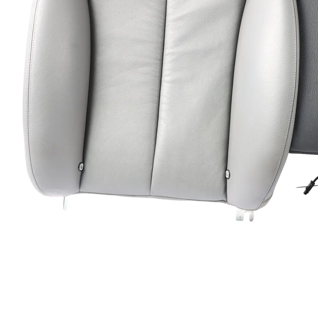 Backrest Back Rest Leather Nappa Grey to Mercedes A209 Cabrio Rear Seat with Part number A2099204935 Mercedes A209 Cabrio Rear Seat Backrest Back Rest Leather Nappa Grey - SKU A2099204935-2 - Part number A2099204935