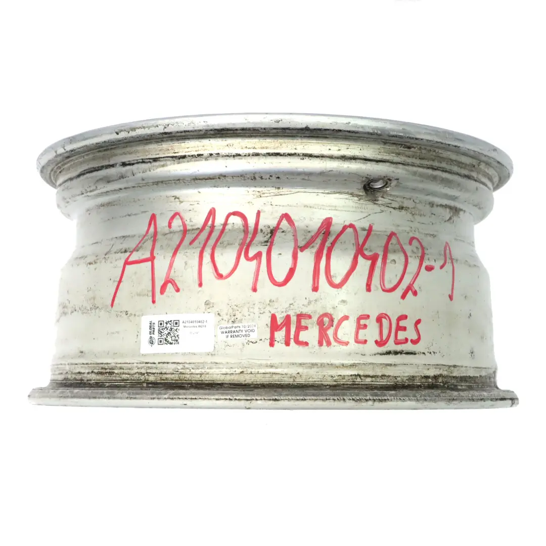 Mercedes W210 llanta de aleación de plata 16 "7,5J ET:41 5-Hole - SKU A2104010402-1 - Número de pieza A2104010402