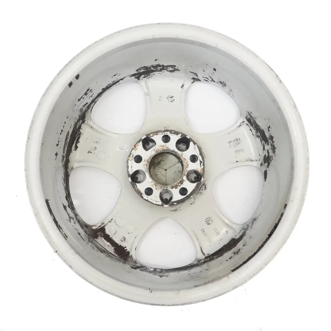 Mercedes W210 Argento Cerchio in lega 17" 7,5J ET:37 Stella Raggi A2104010402 - SKU A2104012002-1 - Numero di parte A2104012002