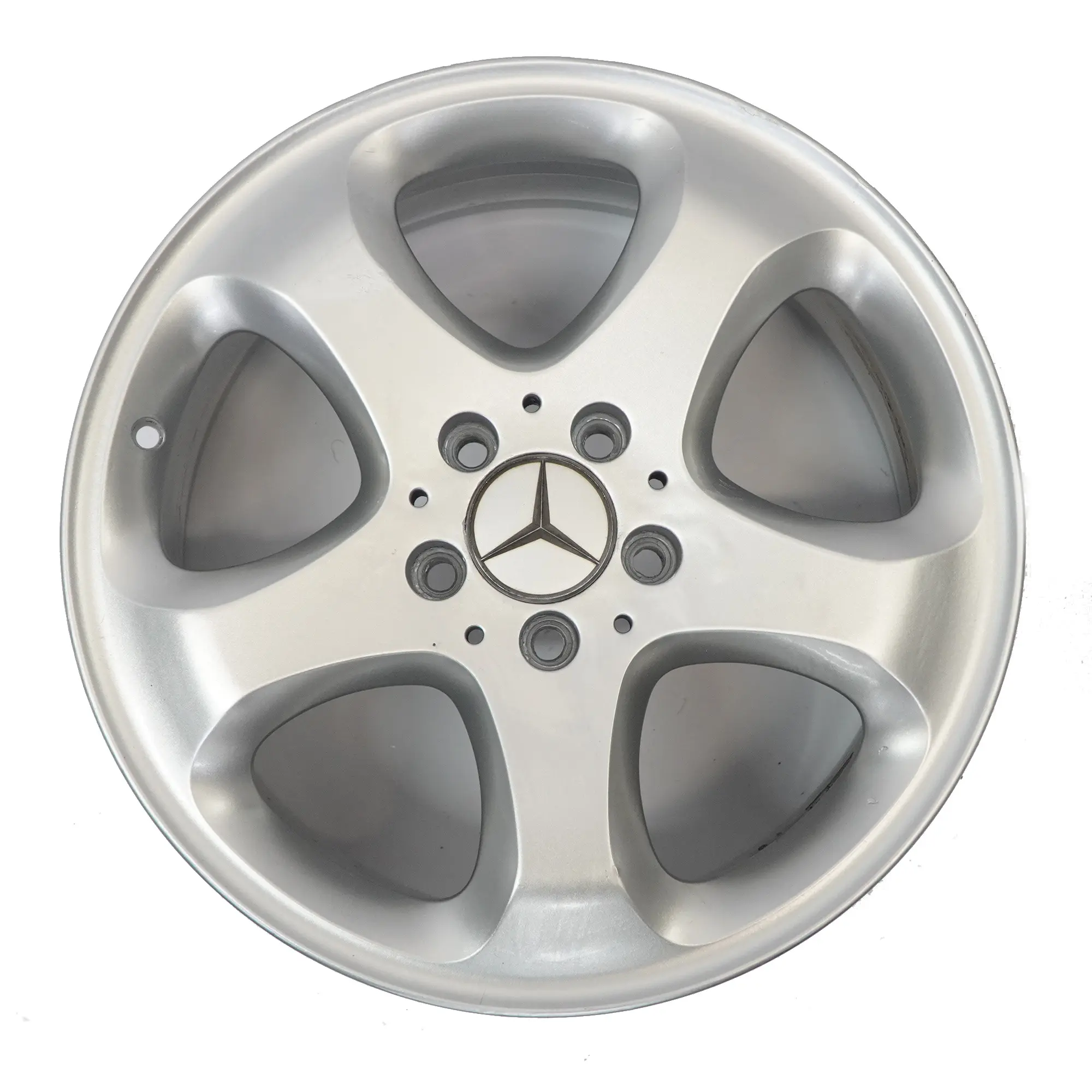 Mercedes W210 Argento Cerchio in lega 17" 7,5J ET:37 Stella Raggi A2104010402