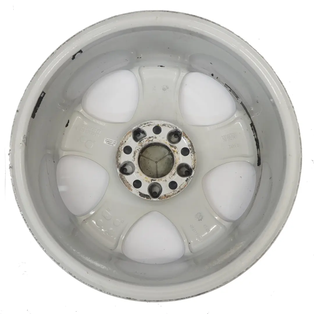 Silberne Leichtmetallfelge 17" 7,5J ET:37 Sternspeiche A2104010402 für Mercedes W210 mit Teilenummer A2104012002 Mercedes W210 Silberne Leichtmetallfelge 17" 7,5J ET:37 Sternspeiche A2104010402 - SKU A2104012002-2 - Teilenummer A2104012002