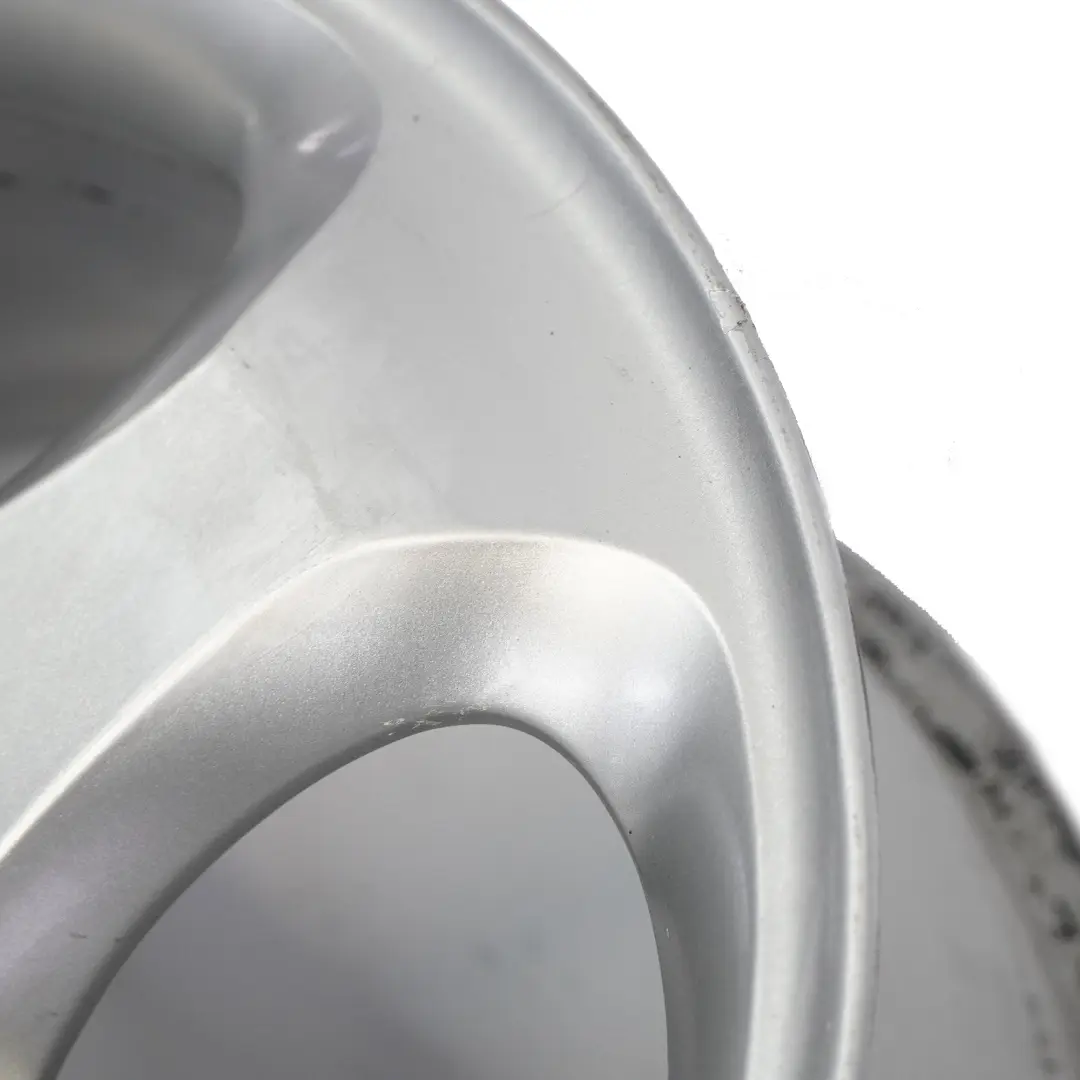 Alloy Rim 17" 7,5J ET:37 Star Spoke A2104010402 to Mercedes W210 Silver Wheel with Part number A2104012002 Mercedes W210 Silver Wheel Alloy Rim 17" 7,5J ET:37 Star Spoke A2104010402 - SKU A2104012002-3 - Part number A2104012002