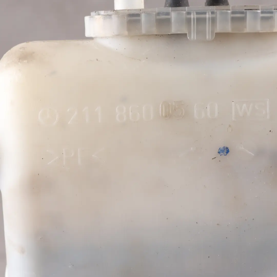 Washer Tank Mercedes W211 W219 Windshield Heated Bottle Reservoir A2118600560 to with Part number A2118691120 Washer Tank Mercedes W211 W219 Windshield Heated Bottle Reservoir A2118600560 - SKU RHD-A2118691120-2 - Part number A2118691120