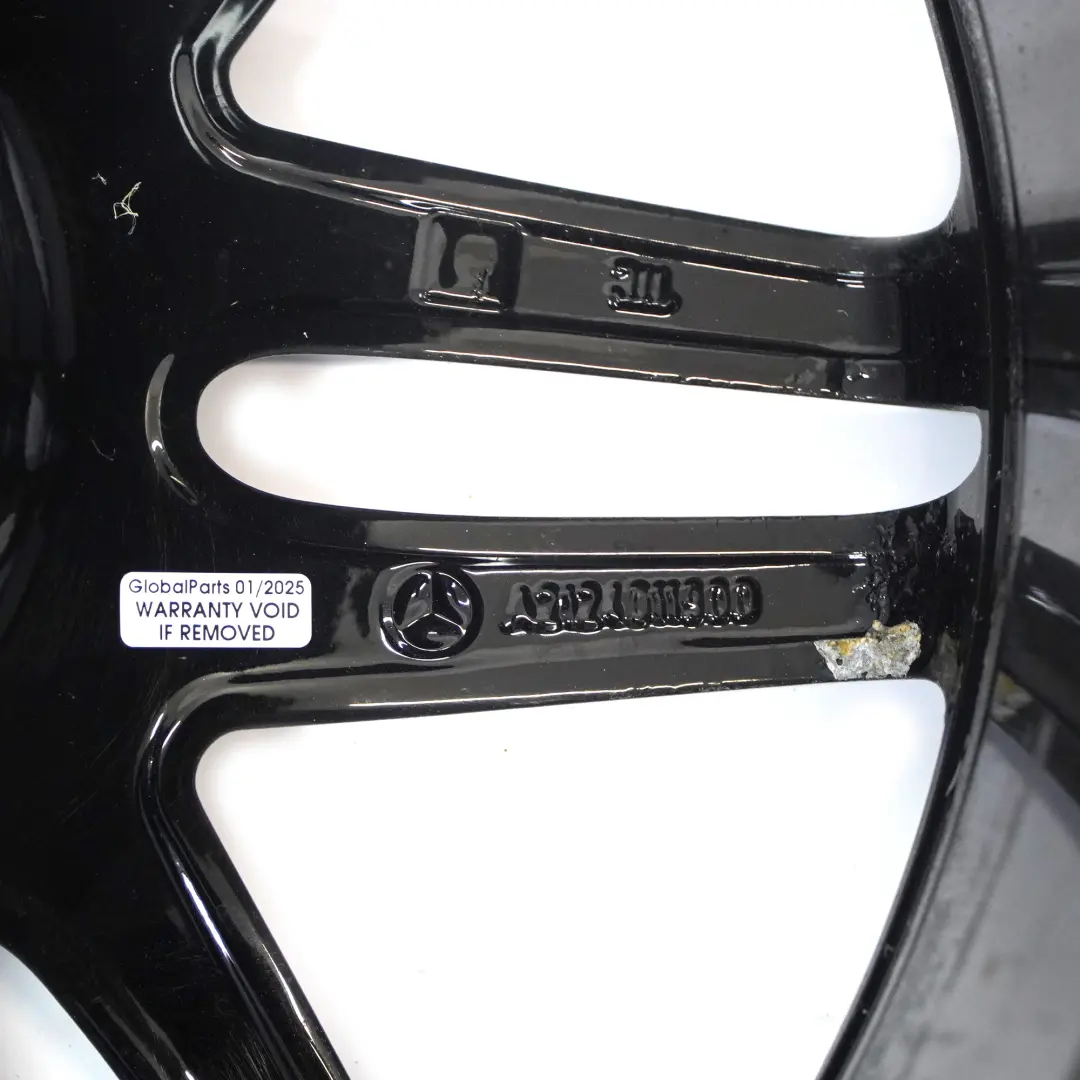  Mercedes-Benz C207 W207 Alloy Wheel Rim 19" AMG 7 Double Spoked - SKU A2124011900-2 - Part number A2124011900