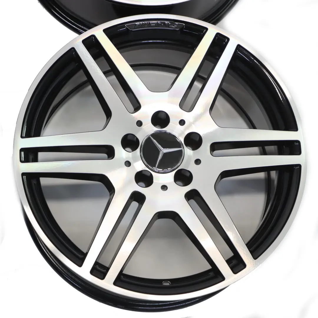 Mercedes W212 AMG Cerchi lega Set 18" Anteriore 8,5J ET:48 Posteriore 9J ET:54 - SKU A2124012302-A2124012402-SET - Numero di parte A2124012302-A2124012402