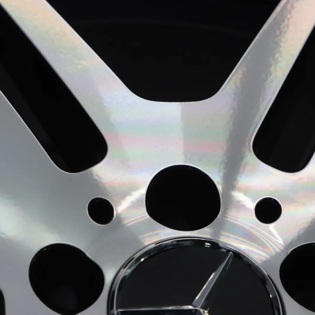 Mercedes W212 S212 AMG Wheel Alloy Rims Set 18" Front 8,5J ET:48 Rear 9J ET:54 - SKU A2124012302-A2124012402-SET - Part number A2124012302-A2124012402