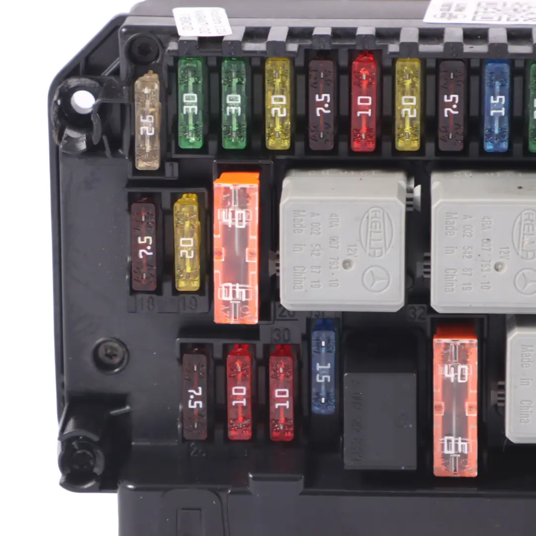 Caja Fusibles Relé Unidad Control SAM Módulo para Mercedes SLK R172 con número de pieza A2129009908 Mercedes SLK R172 Caja Fusibles Relé Unidad Control SAM Módulo - SKU A2129009908 - Número de pieza A2129009908