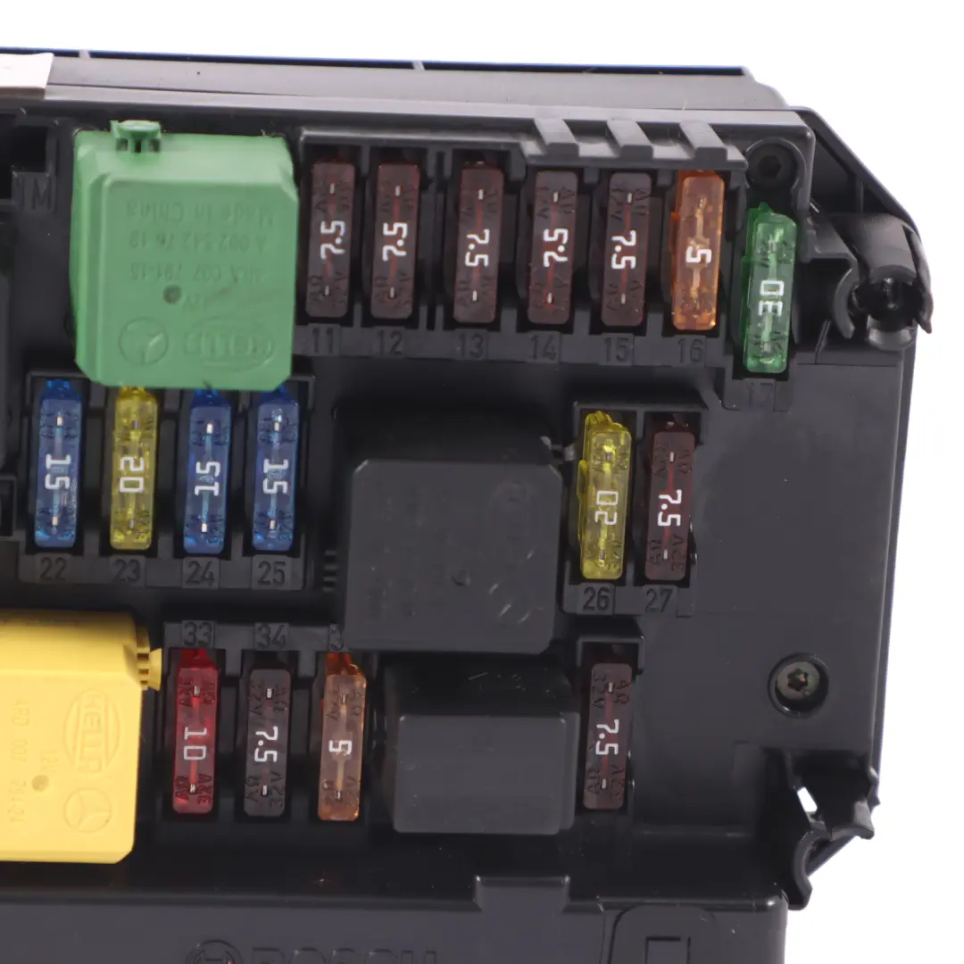 Fuse Box Relay Control Unit SAM Module to Mercedes SLK R172 with Part number A2129009908 Mercedes SLK R172 Fuse Box Relay Control Unit SAM Module - SKU A2129009908 - Part number A2129009908