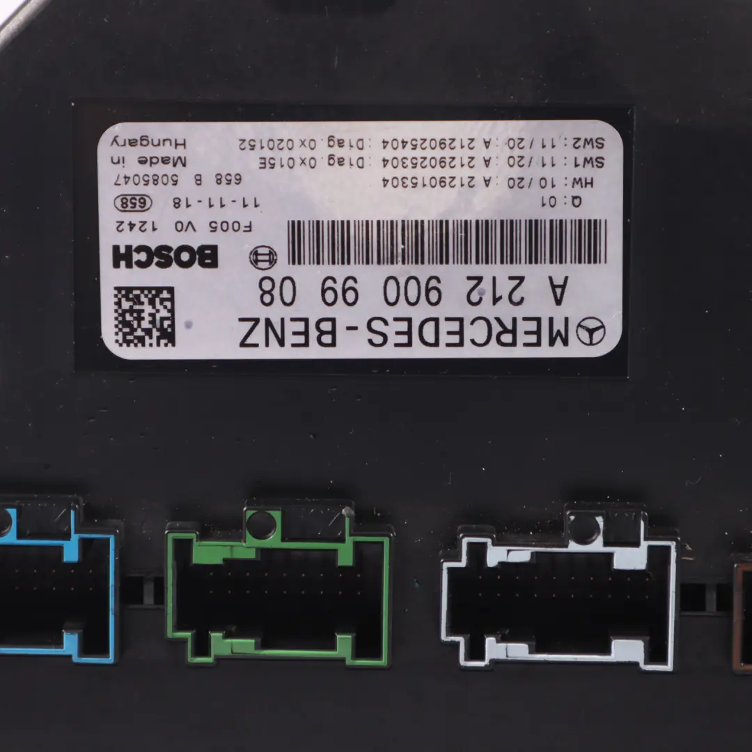 Caja Fusibles Relé Unidad Control SAM Módulo para Mercedes SLK R172 con número de pieza A2129009908 Mercedes SLK R172 Caja Fusibles Relé Unidad Control SAM Módulo - SKU A2129009908 - Número de pieza A2129009908