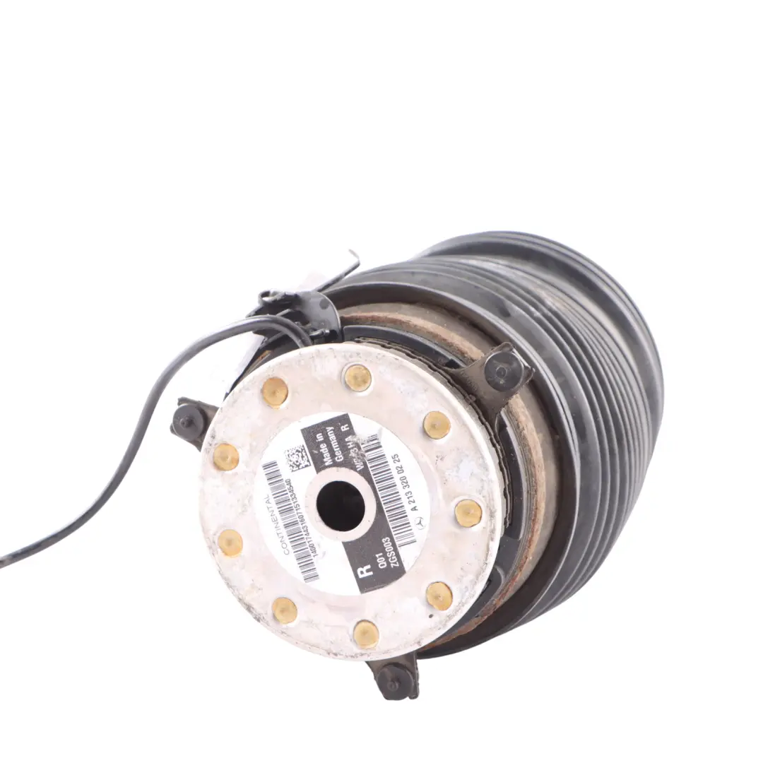 Shock Bag Airmatic Rear Right O/S to Mercedes W213 Air Spring with Part number A2133200225 Mercedes W213 Air Spring Shock Bag Airmatic Rear Right O/S - SKU A2133200225 - Part number A2133200225
