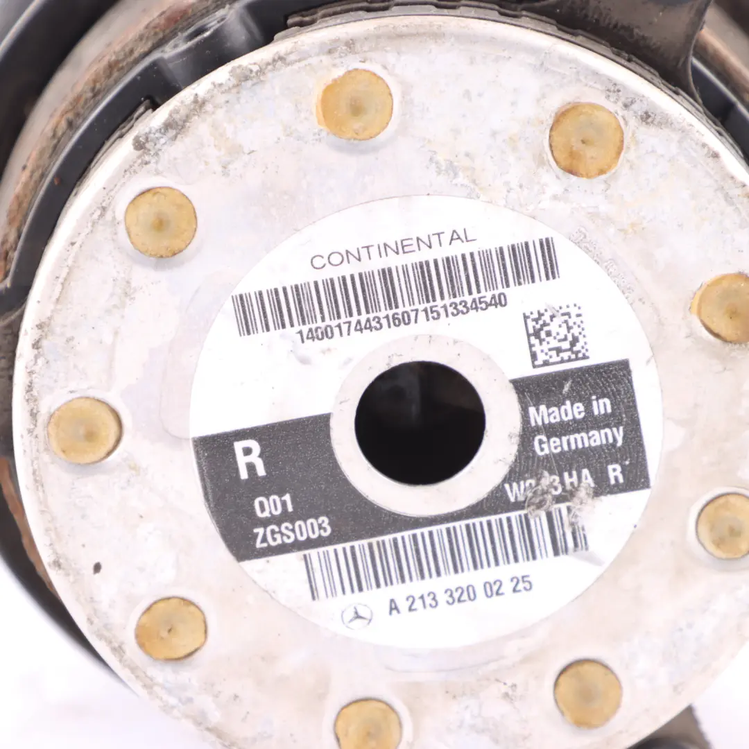 Shock Bag Airmatic Rear Right O/S to Mercedes W213 Air Spring with Part number A2133200225 Mercedes W213 Air Spring Shock Bag Airmatic Rear Right O/S - SKU A2133200225 - Part number A2133200225