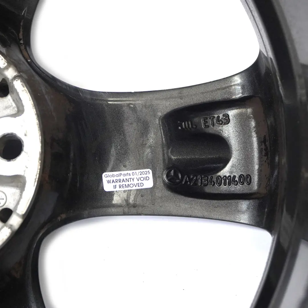 Alloy Wheel Rim 18" 8J ET:43 5-Spoke Mercedes W213 - SKU A2134011400-1 - Part number A2134011400