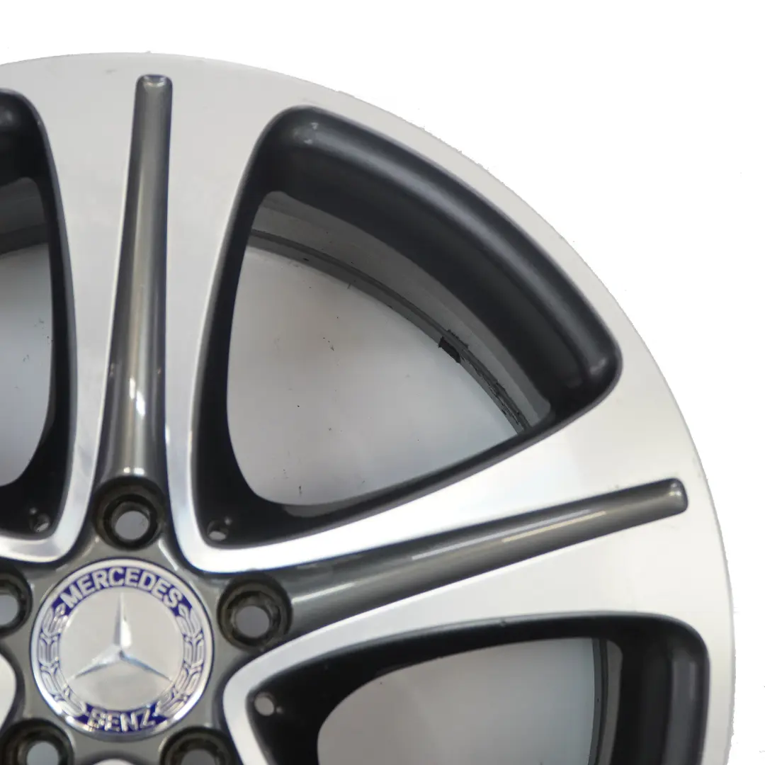  Llanta de aleación Mercedes W213 18" 8J ET:43 5 radios - SKU A2134011400-1 - Número de pieza A2134011400