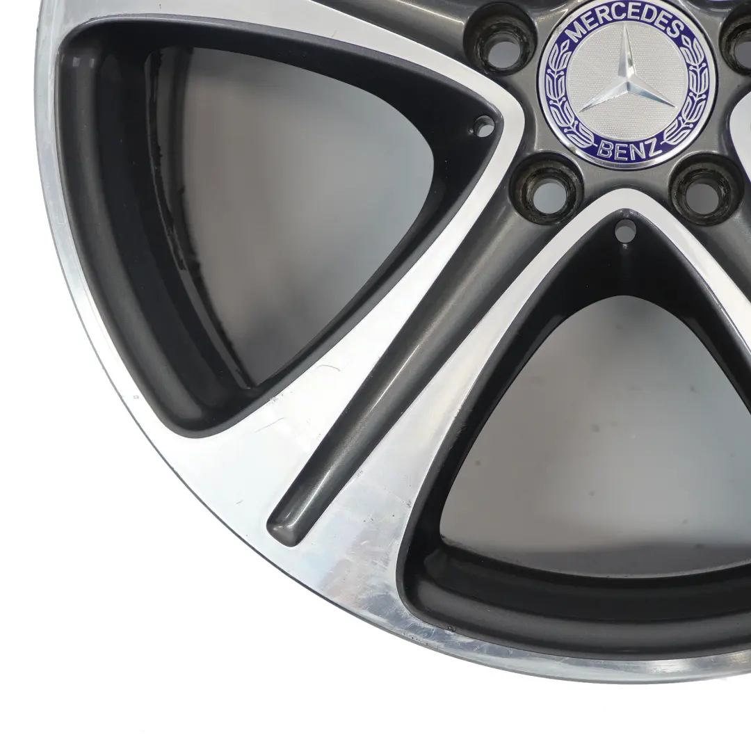 Mercedes W213 Cerchio in lega 18" 8J ET:43 a 5 razze - SKU A2134011400-1 - Numero di parte A2134011400