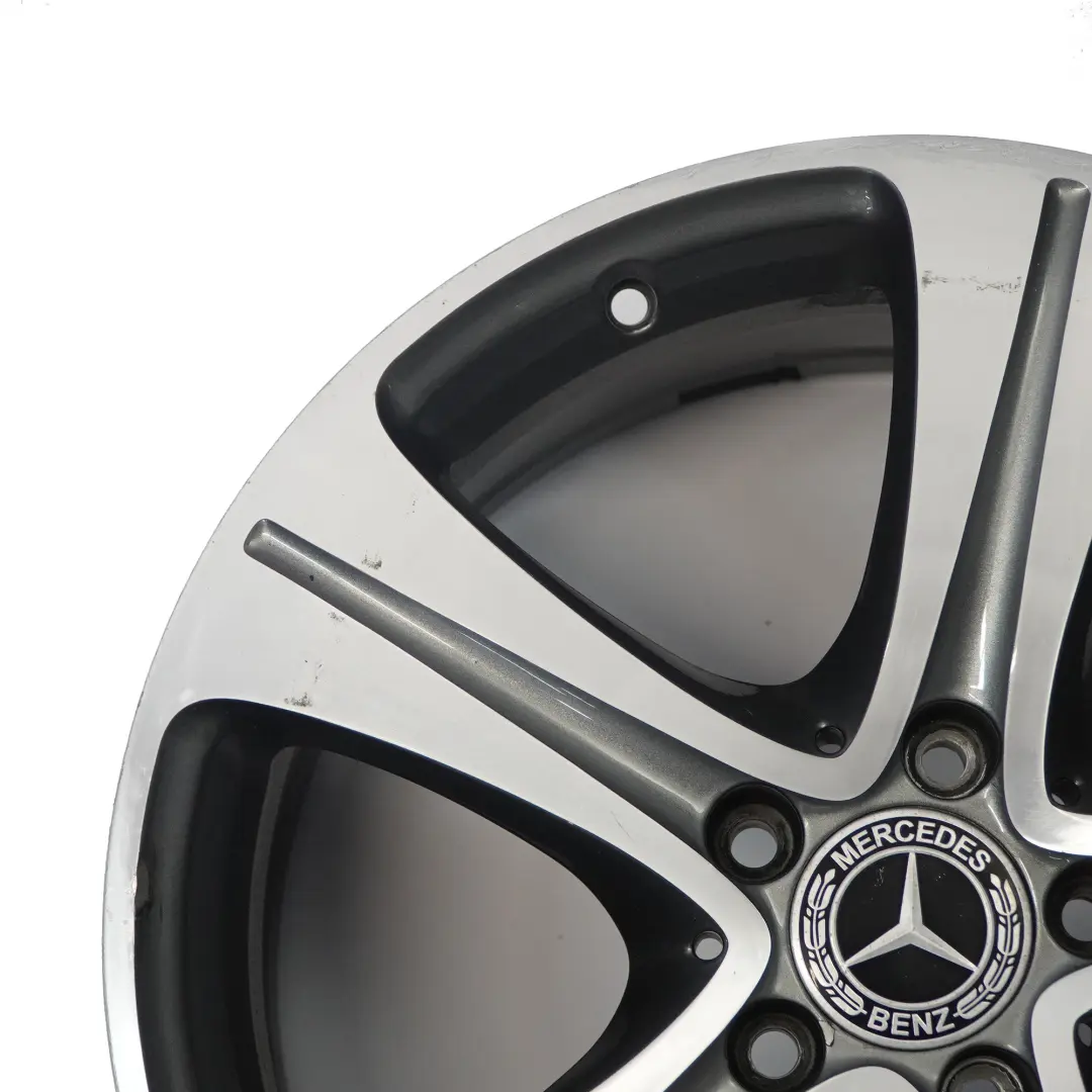 Mercedes W213 Alloy Wheel Rim 18" 8J ET:43 5-Spoke - SKU A2134011400-2 - Part number A2134011400