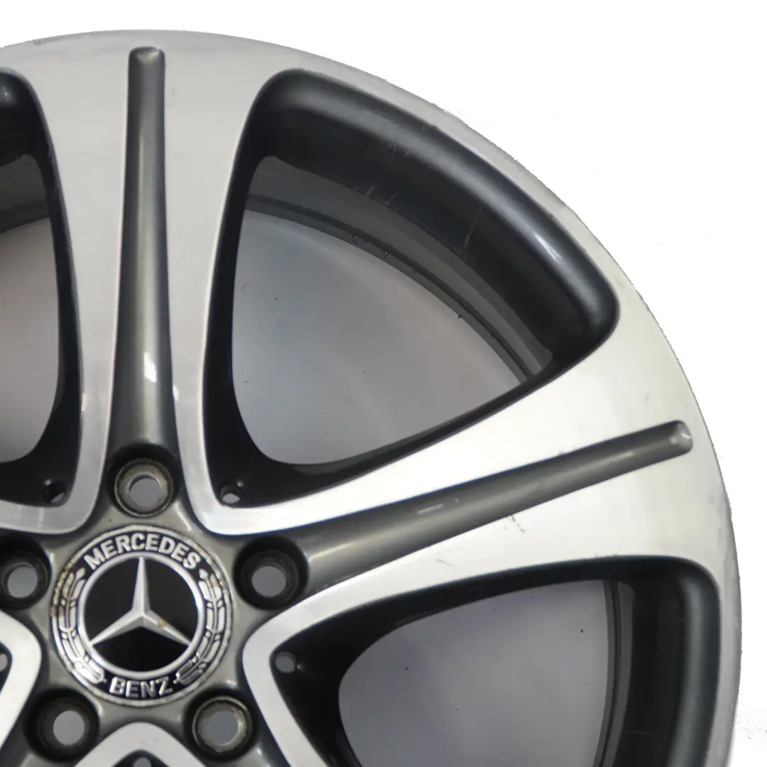 Mercedes W213 Alloy Wheel Rim 18" 8J ET:43 5-Spoke - SKU A2134011400-3 - Part number A2134011400