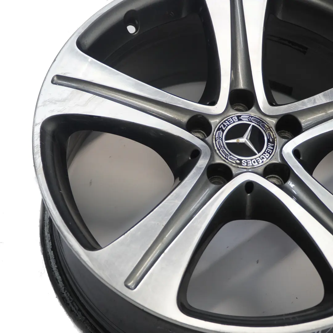 Mercedes W213 Alloy Wheel Rim 18" 8J ET:43 5-Spoke - SKU A2134011400-3 - Part number A2134011400