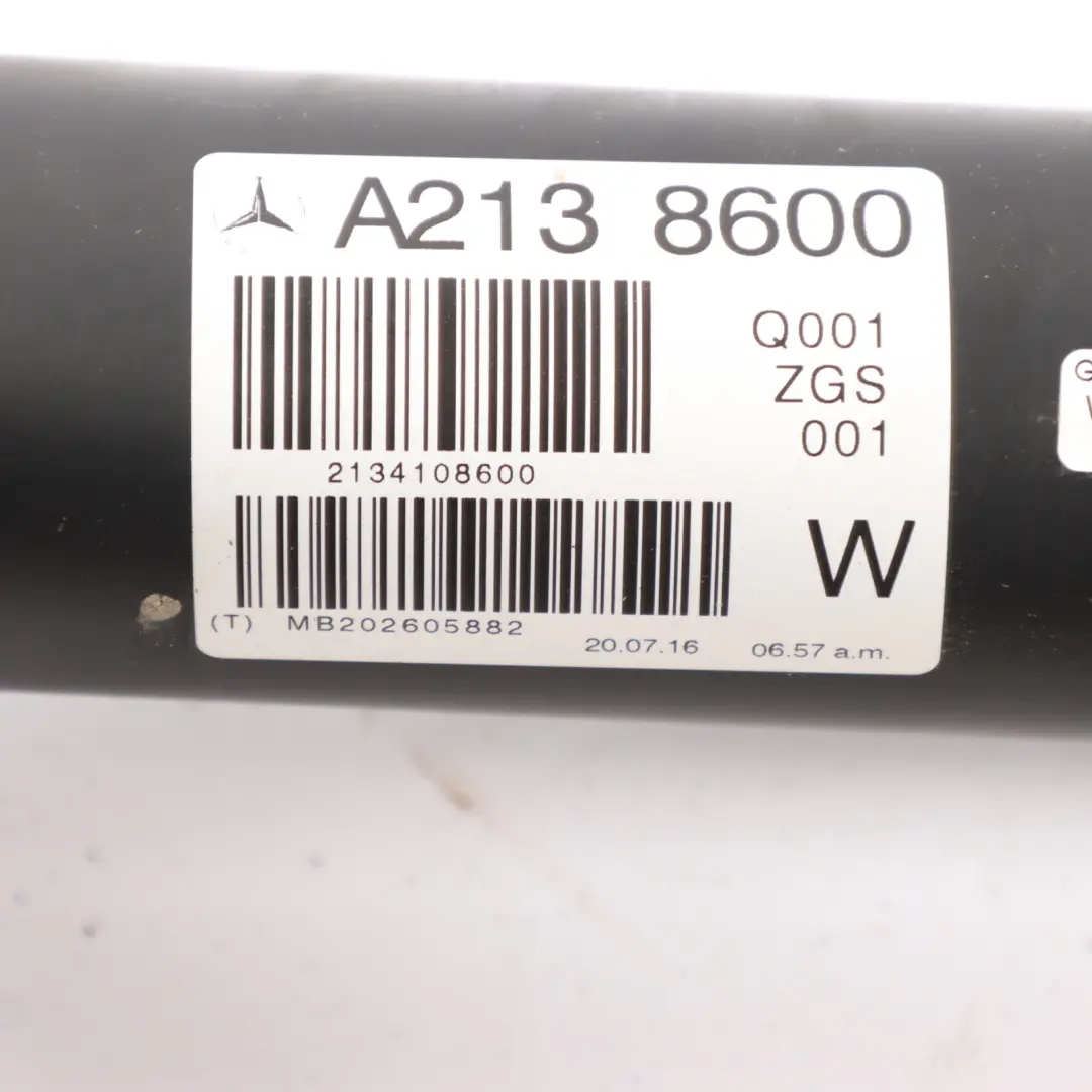 OM642 Propshaft Drive Shaft Transmission Automatic to Mercedes W213 with Part number A2134108600 Mercedes W213 OM642 Propshaft Drive Shaft Transmission Automatic - SKU A2134108600 - Part number A2134108600
