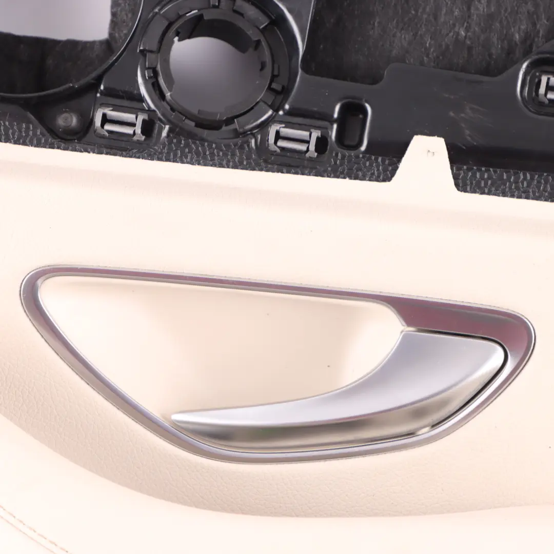 Door Card Cover Rear Right O/S Panel Beige Leather to Mercedes W213 with Part number A2137307205 Mercedes W213 Door Card Cover Rear Right O/S Panel Beige Leather - SKU A2137307205-1 - Part number A2137307205