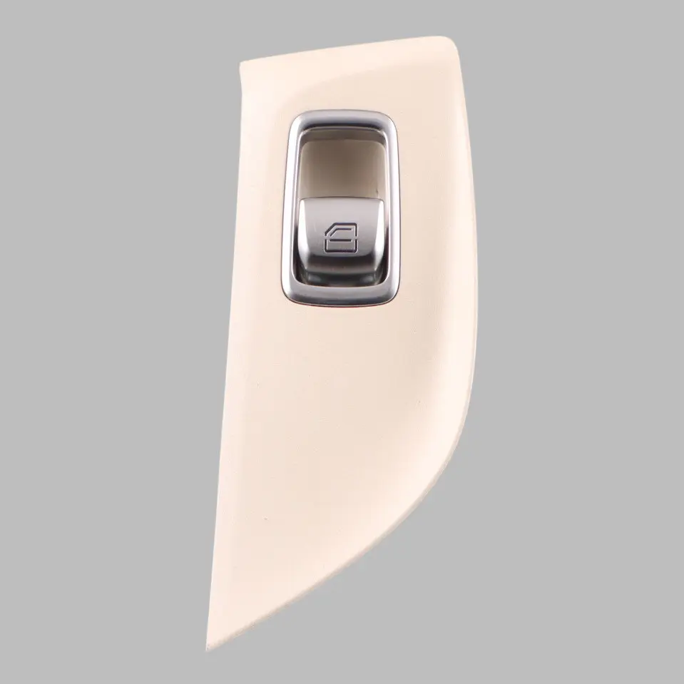 Mercedes W213 Rear Door Card Switch Trim Cover Frame Beige Left N/S A2137371900