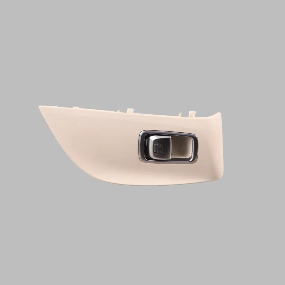 Door Card Switch Trim Cover Frame Beige Left N/S to Mercedes W213 Rear with Part number A2137371900 Mercedes W213 Rear Door Card Switch Trim Cover Frame Beige Left N/S - SKU A2137371900-1 - Part number A2137371900
