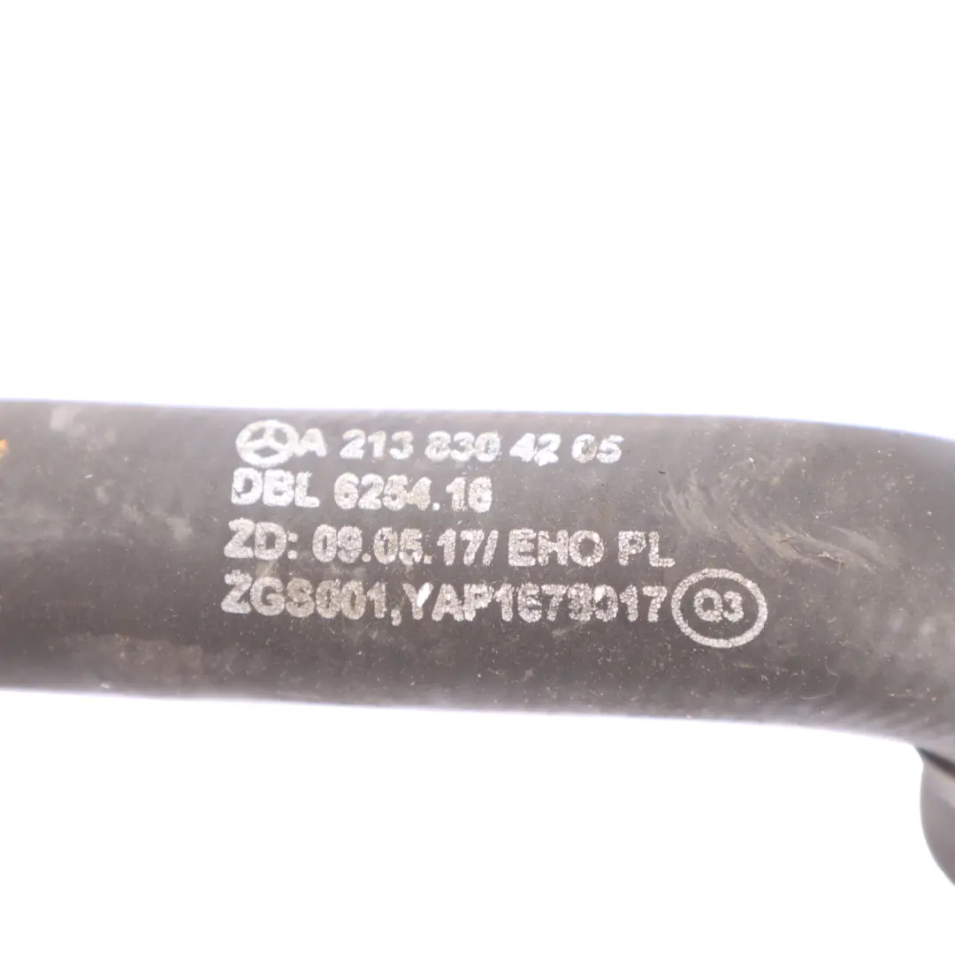  Water Hose Mercedes W213 C238 C253 C257 Diesel OM654 Coolant Line - SKU A2138304205 - Part number A2138304205