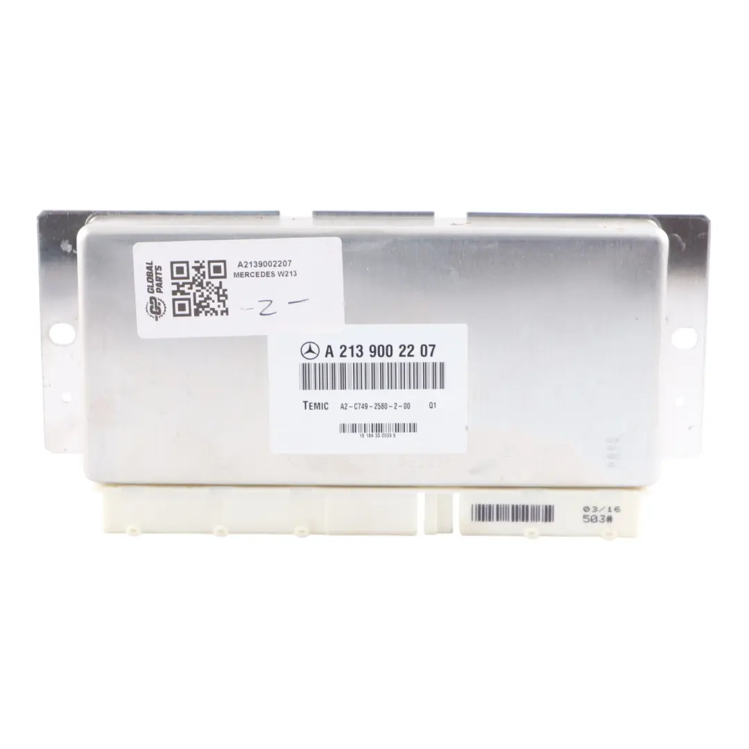 Air Suspension Module Mercedes W213 C238 Regulation Control Unit ECU - SKU A2139002207 - Part number A2139002207