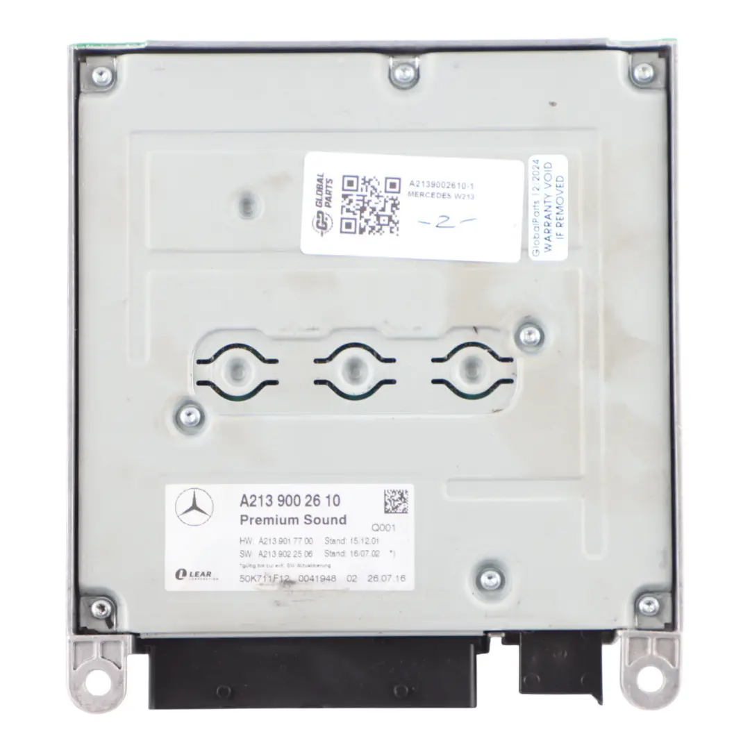 Control Unit Module Amplifier Premium Sound to Mercedes W213 with Part number A2139002610 Mercedes W213 Control Unit Module Amplifier Premium Sound - SKU A2139002610-1 - Part number A2139002610