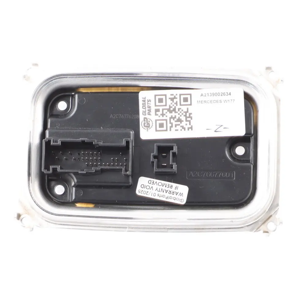 Headlight Module LED Light Control Unit Front Left N/S to Mercedes W177 with Part number A2139002634 Mercedes W177 Headlight Module LED Light Control Unit Front Left N/S - SKU A2139002634 - Part number A2139002634