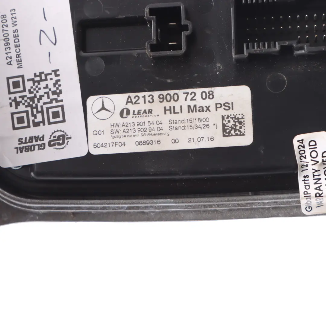 Headlight Module Ballast Control Unit Front Left N/S to Mercedes W213 with Part number A2139007208 Mercedes W213 Headlight Module Ballast Control Unit Front Left N/S - SKU A2139007208 - Part number A2139007208
